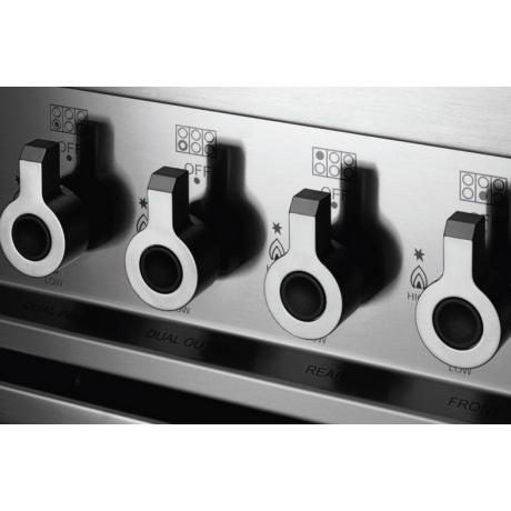 BERTAZZONI PRO6 4I 1E RO T Κουζίνα Ηλεκτρική με Επαγωγικές Εστίες 60cm Κόκκινο